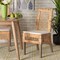 Baxton Studio Argos Modern Bohemian Natural Brown Rattan Dining Chair, PK2 209-2PC-12800 - alternate 1